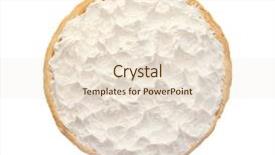  Presentation with coconut - Colorful PPT layouts enhanced with delicious coconut cream pie backdrop and a lemonade colored foreground