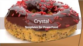  Presentation with octopus on isolated white - Cool new slide deck with little blonde girl with a bouquet of dandelions backdrop and a gold colored foreground