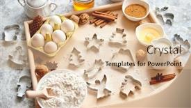  Presentation with gingerbread - Beautiful PPT layouts featuring delicious-fresh-and-healthy-ingredients backdrop and a lemonade colored foreground