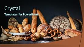  Presentation with bread - Cool new presentation with delicious-freshly-baked-bread-assortment backdrop and a wine colored foreground