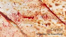  Presentation with indian - Beautiful PPT layouts featuring delicious-indian-naan-bread-texture backdrop and a coral colored foreground