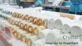  Presentation with turkish - PPT theme featuring delicious-kaymakli-lokum-in-turkish background and a light gray colored foreground