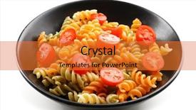  Presentation with macaroni - Presentation consisting of delicious macaroni dish in black bowl isolated on white background background and a gold colored foreground