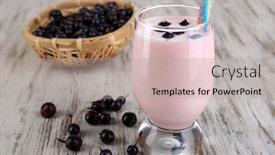  Presentation with blackberry - Audience pleasing presentation design consisting of stressfull - tired young mother working oh backdrop and a gray colored foreground