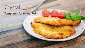  Presentation with mexican food delicious taco shells - Colorful theme enhanced with delicious-northern-meuniere-flounder-fillets backdrop and a coral colored foreground