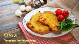  Presentation with delicious in memory - Theme featuring delicious-northern-meuniere-flounder-fillets background and a tawny brown colored foreground