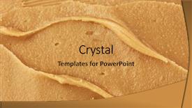  Presentation with peanut butter - Slide deck enhanced with delicious peanut butter close-up background and a gold colored foreground