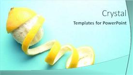  Presentation with skin color natural lavender lemon - Colorful slide set enhanced with citron - delicious peeled lemon on color backdrop and a cool aqua colored foreground