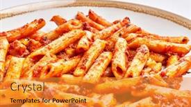  Presentation with macaroni - 