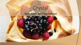  Presentation with eat - Audience pleasing presentation consisting of delicious-raspberry-turtle-ready backdrop and a lemonade colored foreground