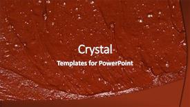  Presentation with rich - Cool new slide deck with delicious rich chocolate cake frosting backdrop and a tawny brown colored foreground