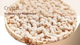  Presentation with rice cake - Slide deck enhanced with delicious-single-rice-cake-over background and a lemonade colored foreground