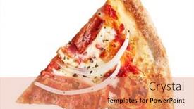  Presentation with jam - PPT theme with delicious-slice-of-jam background and a coral colored foreground