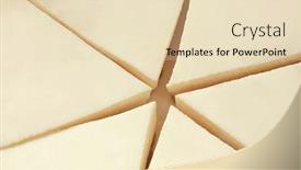  Presentation with cheesecake - Beautiful PPT layouts featuring delicious sliced cheesecake closeup backdrop and a lemonade colored foreground