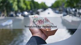  Presentation with amsterdam - PPT theme featuring delicious-take-away-bowl background and a light blue colored foreground