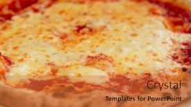  Presentation with pizzeria - Slide set consisting of delicious-tasty-traditional-italian-pizza background and a red colored foreground