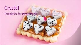  Presentation with peanut - Amazing theme having delicious toast with peanut butter backdrop and a lemonade colored foreground