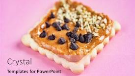  Presentation with peanut - Cool new slide deck with delicious-toast-with-peanut-butter backdrop and a lemonade colored foreground