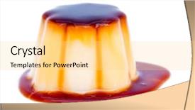  Presentation with vanilla - Audience pleasing theme consisting of delicious vanilla custard in caramel backdrop and a blonde colored foreground