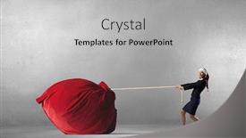  Presentation with deliver - Audience pleasing presentation theme consisting of deliver christmas gifts for you backdrop and a light gray colored foreground