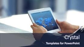  Presentation with logistics - Cool new presentation with delivery network on screen logistics backdrop and a navy blue colored foreground