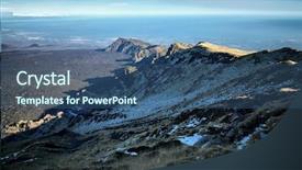  Presentation with depression - Beautiful slide set featuring schiena dell'asino is one backdrop and a ocean colored foreground