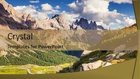  Presentation with south america world women - Presentation design featuring della pala with passo roll background and a coral colored foreground