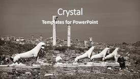  Presentation with lions - Cool new slide set with terrace of the lions backdrop and a gray colored foreground