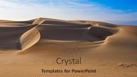  Presentation with beach - Presentation design consisting of delta del ebro ebre beach background and a coral colored foreground