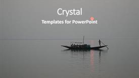  Presentation with india ganges - Amazing theme having delta in sundarbans west bengal backdrop and a gray colored foreground