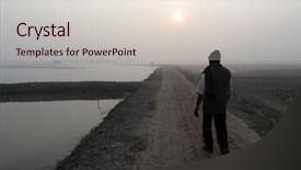  Presentation with india ganges - PPT layouts enhanced with delta in sundarbans west bengal background and a lemonade colored foreground