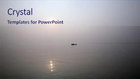  Presentation with india ganges - PPT theme consisting of delta in sundarbans west bengal background and a sky blue colored foreground