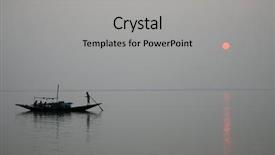  Presentation with india ganges - Cool new PPT layouts with delta in sundarbans west bengal backdrop and a light gray colored foreground