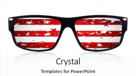  Presentation with party - Slide deck consisting of fractal background with abstract shapes high detailed background and a red colored foreground