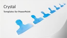  Presentation with hiring - Cool new PPT theme with demography - business employment population career backdrop and a white colored foreground