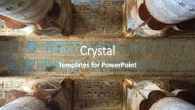  Presentation with egyptian - Cool new presentation theme with dendera temple ancient egyptian backdrop and a coral colored foreground