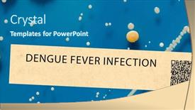  Presentation with dengue fever - Presentation theme enhanced with dengue-fever-viral-infection-transmitted background and a ocean colored foreground