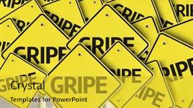  Presentation with road - PPT theme with dengue virus - flu in portuguese written background and a yellow colored foreground