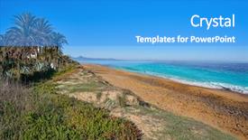  Presentation with les civilisations - Beautiful presentation design featuring denia las marinas les bovetes backdrop and a  colored foreground