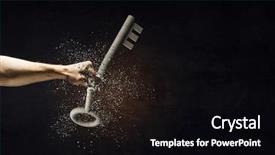  Presentation with access - Amazing PPT theme having denied any access mixed media backdrop and a black colored foreground