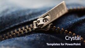  Presentation with jeans - Slide deck enhanced with denim item or jeans zipper background and a wine colored foreground
