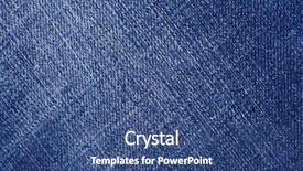  Presentation with jeans blue denim texture - Cool new PPT theme with denim jean texture with seam backdrop and a ocean colored foreground