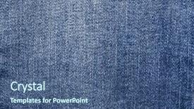  Presentation with jeans blue denim texture - PPT layouts having denim jean texture with seam background and a ocean colored foreground