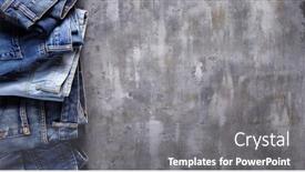  Presentation with texture jeans texture denim - Slide set consisting of denim-jeans-on-old-abstract background and a gray colored foreground
