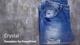 Presentation with texture jeans texture denim - Beautiful slide deck featuring denim-jeans-on-old-abstract backdrop and a gray colored foreground