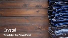  Presentation with texture jeans texture denim - Cool new slide set with denim-jeans-on-old-wooden backdrop and a tawny brown colored foreground