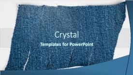  Presentation with denim - Presentation design enhanced with denim-patch-the-patch-label background and a ocean colored foreground