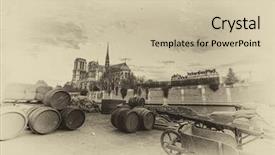  Presentation with noise - Amazing slides having denoising - post card from notre dame backdrop and a soft green colored foreground