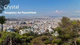  Presentation with real estate - Presentation featuring dense-living-and-architecture background and a teal colored foreground