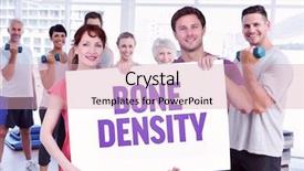  Presentation with bone density - Presentation theme having densitry - couple holding a white sign background and a lemonade colored foreground